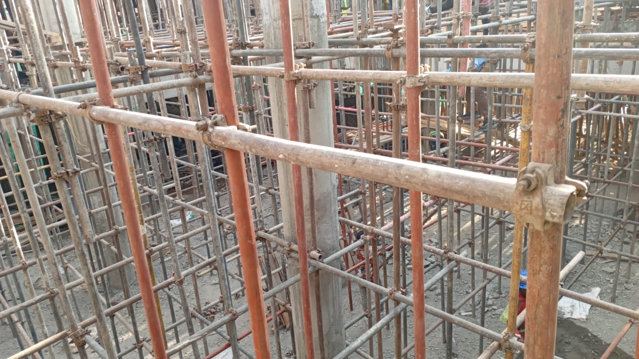Scaffolding at Word of Life Church Kariobangi